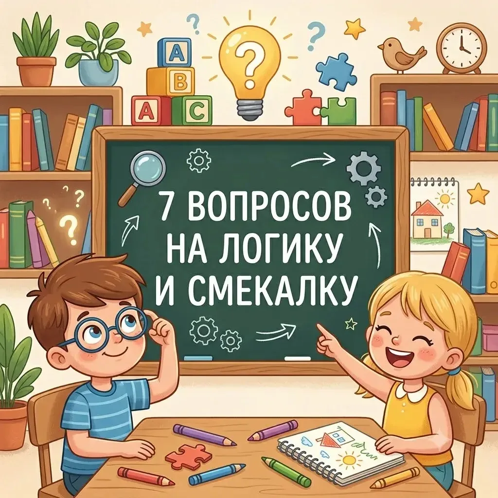 Традиционная подборка вопросов на логику и смекалку! 🧠✨