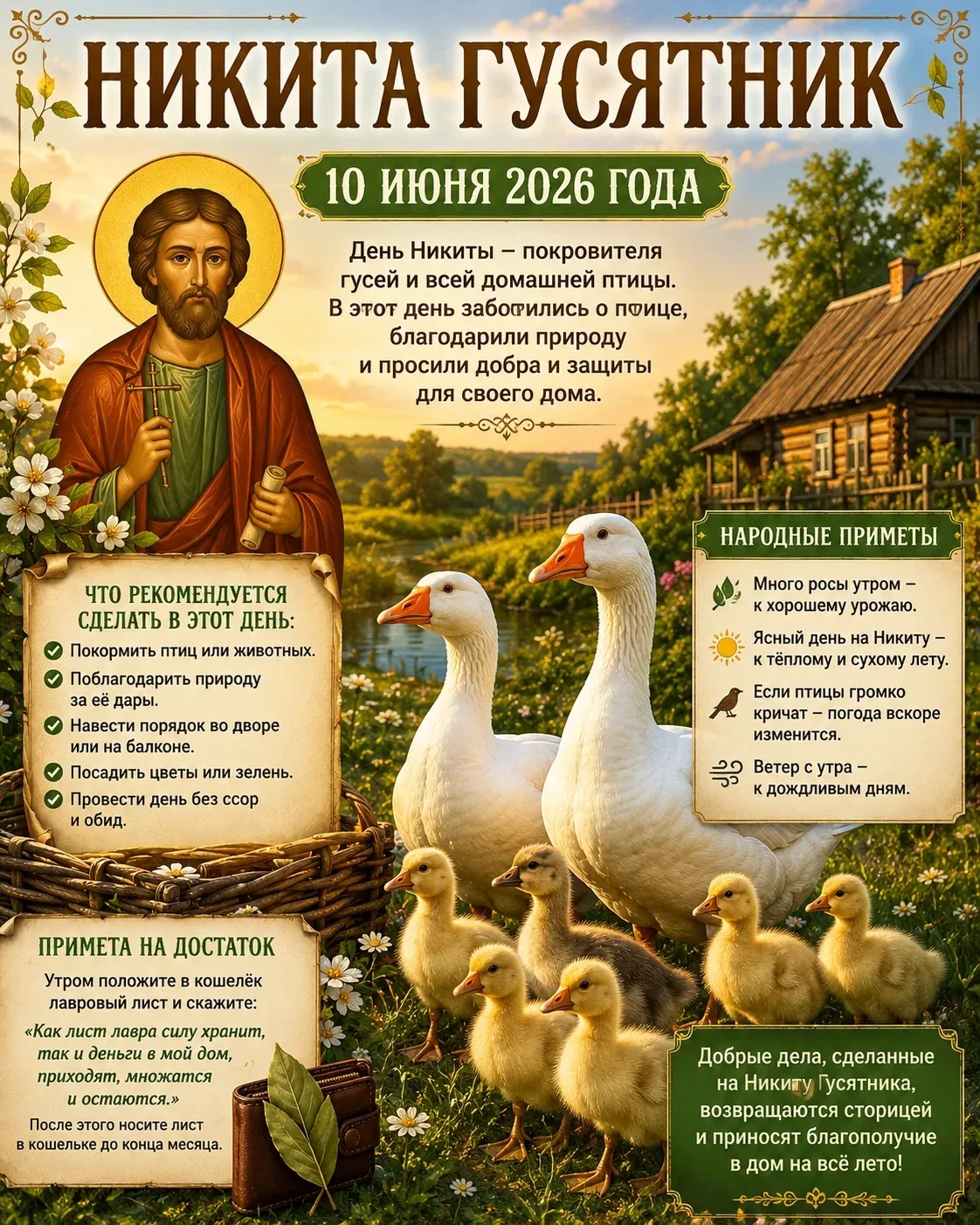 🌾✨ НИКИТА ГУСЯТНИК — 10 ИЮНЯ 2026 ГОДА ✨🌾