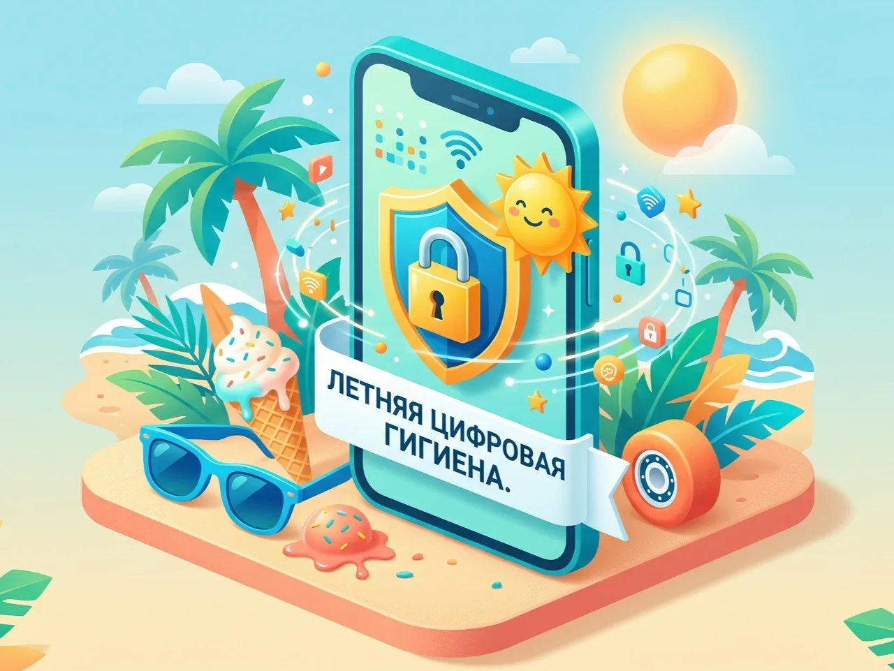 💻 ЛЕТНЯЯ ЦИФРОВАЯ ГИГИЕНА: как не попасться мошенникам на каникулах