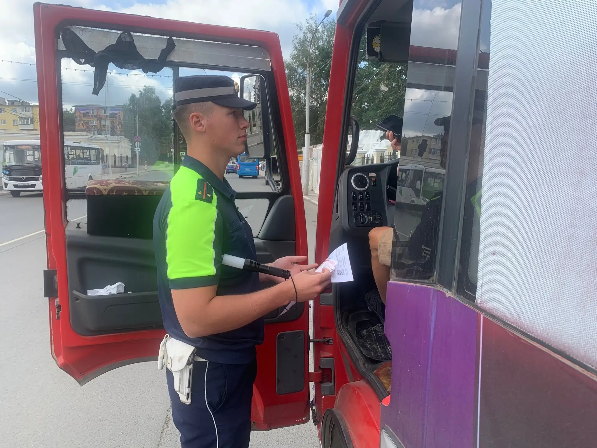 В Рязани прошли рейды по пассажирским автобусам