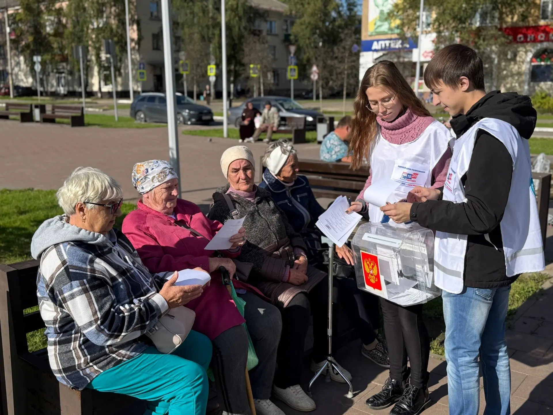 Нелидово готовится к выборам: волонтёры вышли на улицы города