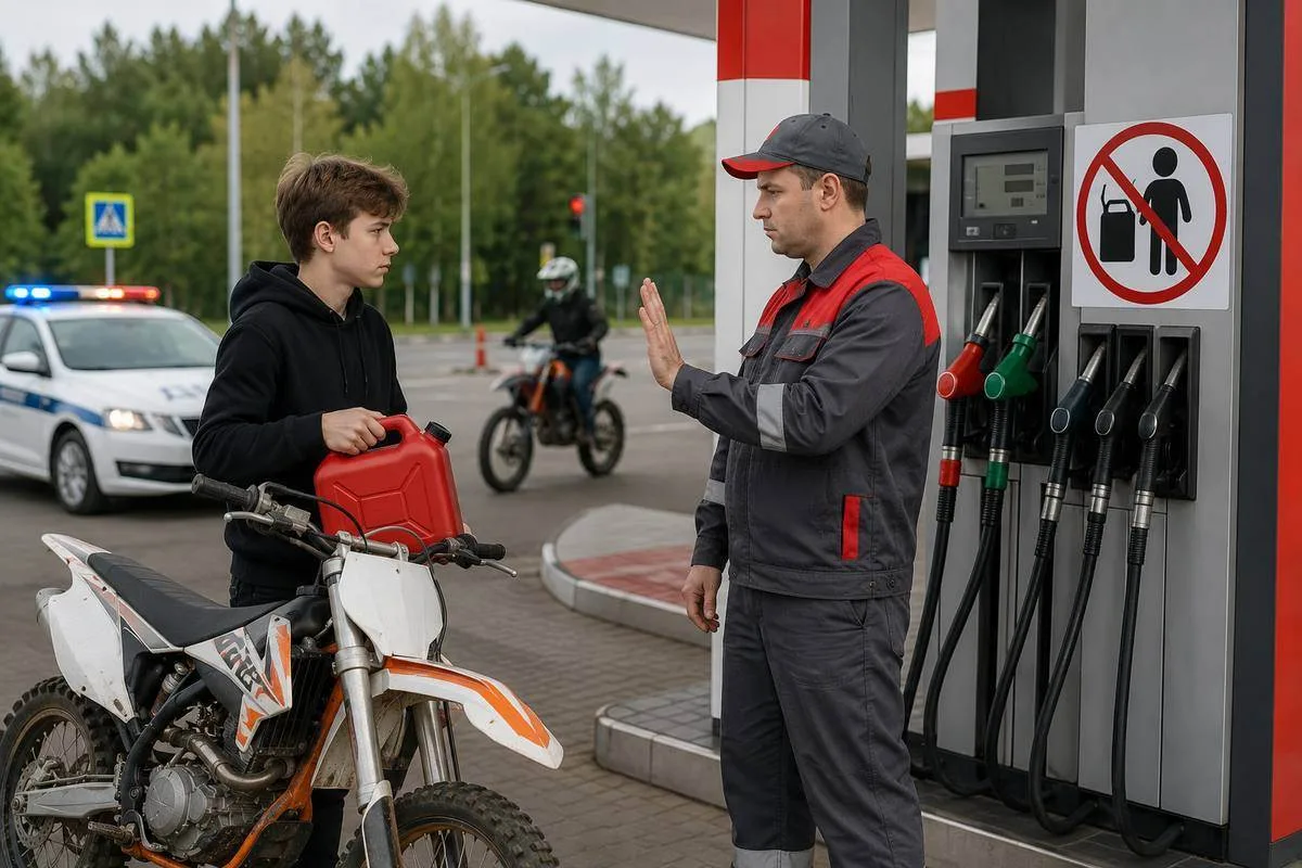 В Иркутской области готовятся ввести запрет на продажу бензина несовершеннолетним.