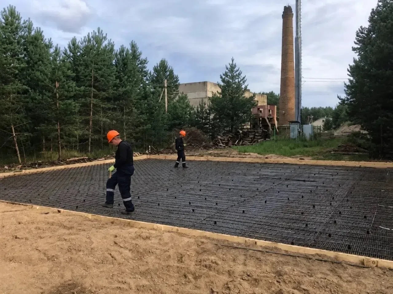 🔶В пос. Юбилейный Хвойнинского округа началось строительство блочно-модульной котельно...