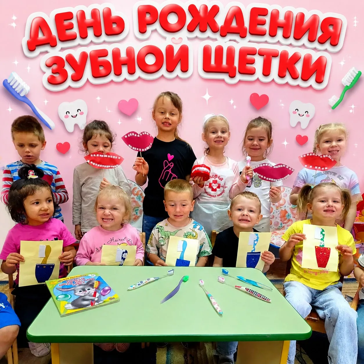 🦷 26 июня — День рождения зубной щётки! 🎉
