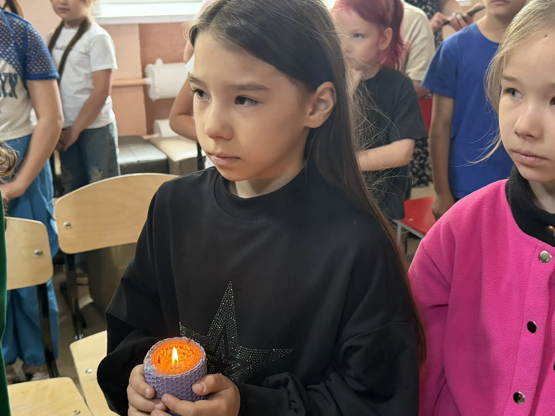 🕯️ В нашей школе в рамках ЛДП прошла акция «Свеча памяти», приуроченная ко Дню памяти и скорби.

22