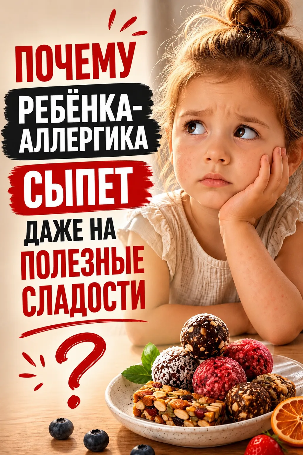 Почему ребенка-аллергика сыпет даже на «полезные» сладости? 🍭😔