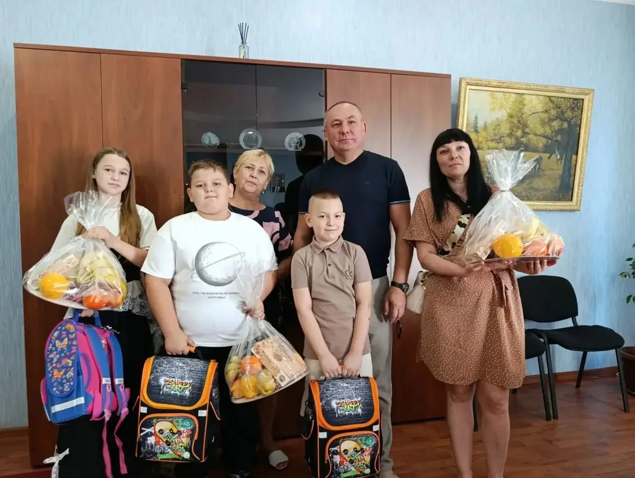 Сегодня в преддверии Дня знаний в Управе Буденновского внутригородского района района с...