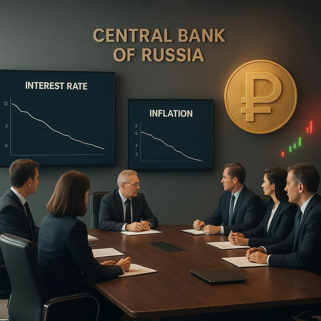 🪙Центробанк снизил ключевую ставку до 14,25 процента годовых
