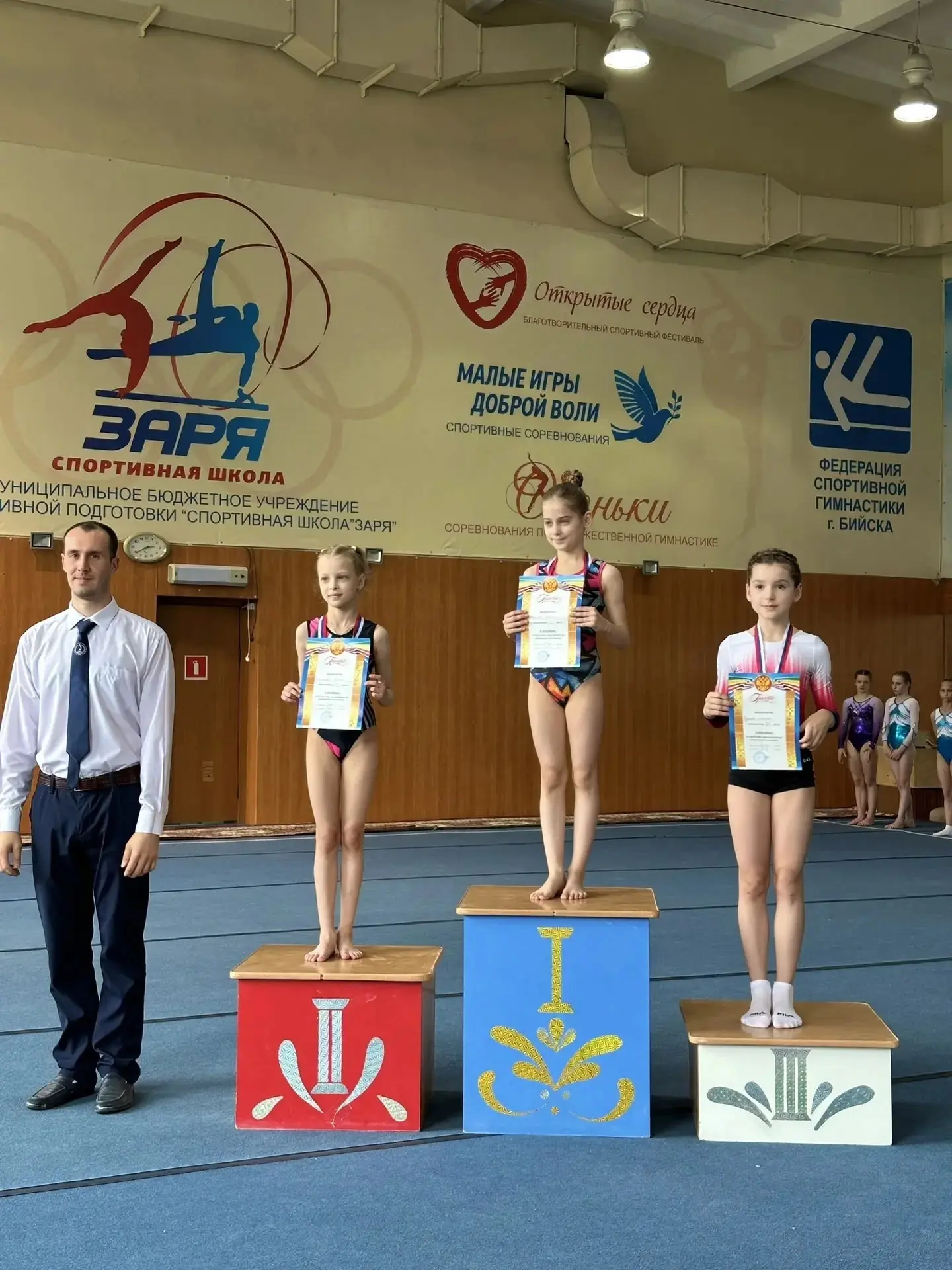 🤸🏆В СШ «Заря» состоялось открытое первенство школы по спортивной гимнастике  Участие приняли юноши и