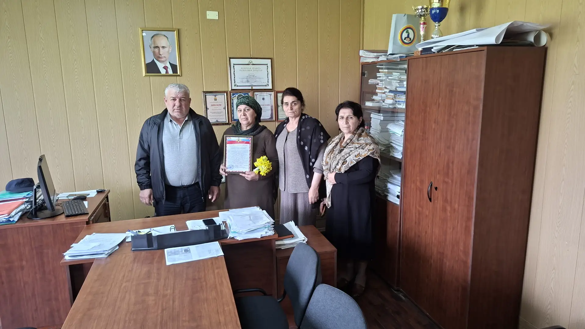 В адрес главы Новомакинского сельского поселения пришло благодарственное письмо от кома...