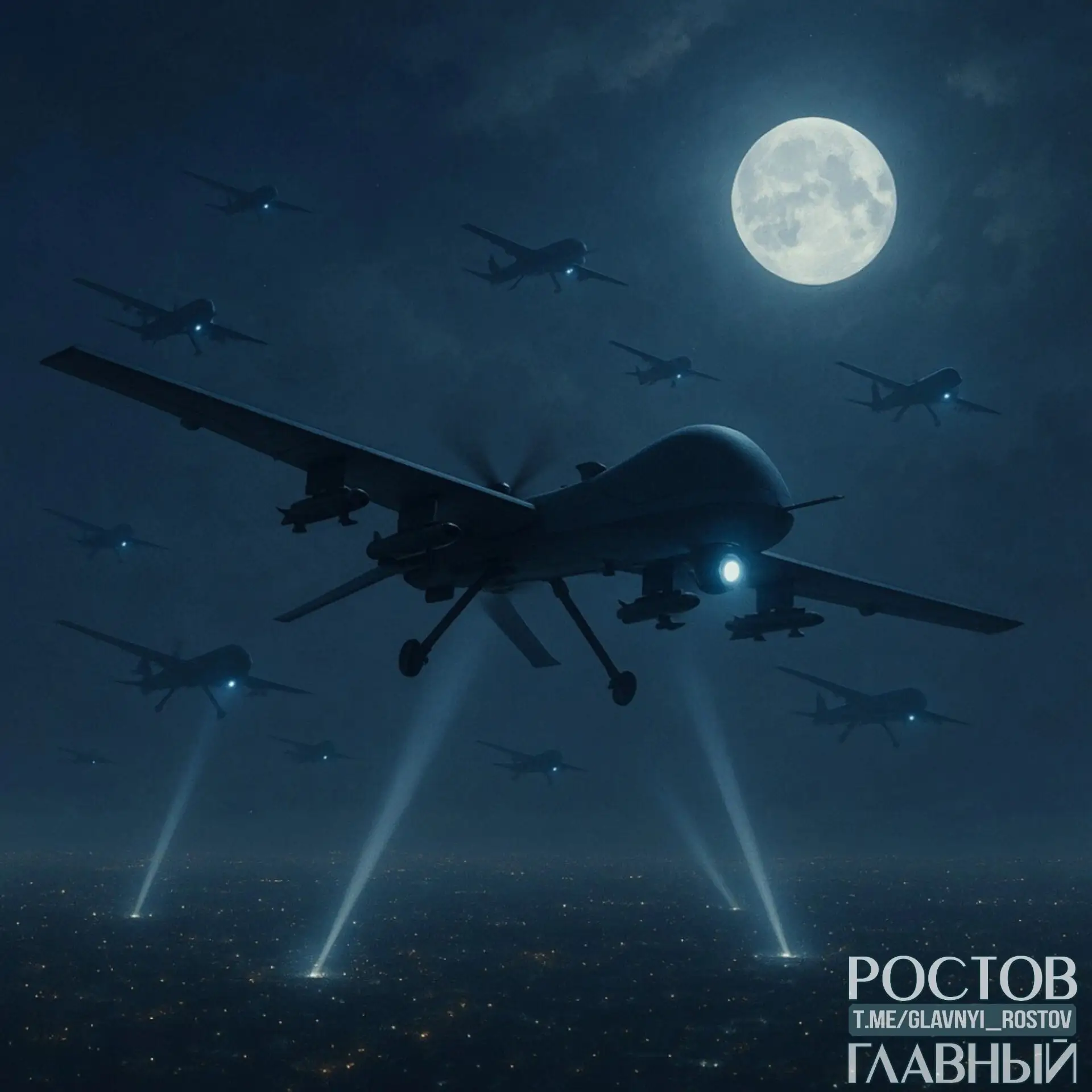 ❗️ Беспилотная опасность объявлена в Ростовской области.