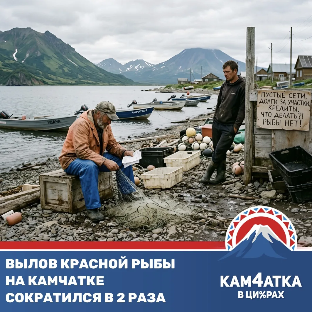 Провальная путина на Камчатке заставляет рыбаков влезать в огромные долги