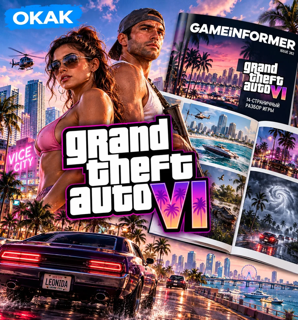 🏆 GTA VI ПОКАЗАЛА НОВЫЕ СКРИНЫ — и Rockstar снова решила напомнить, что мы всё ещё ждё...