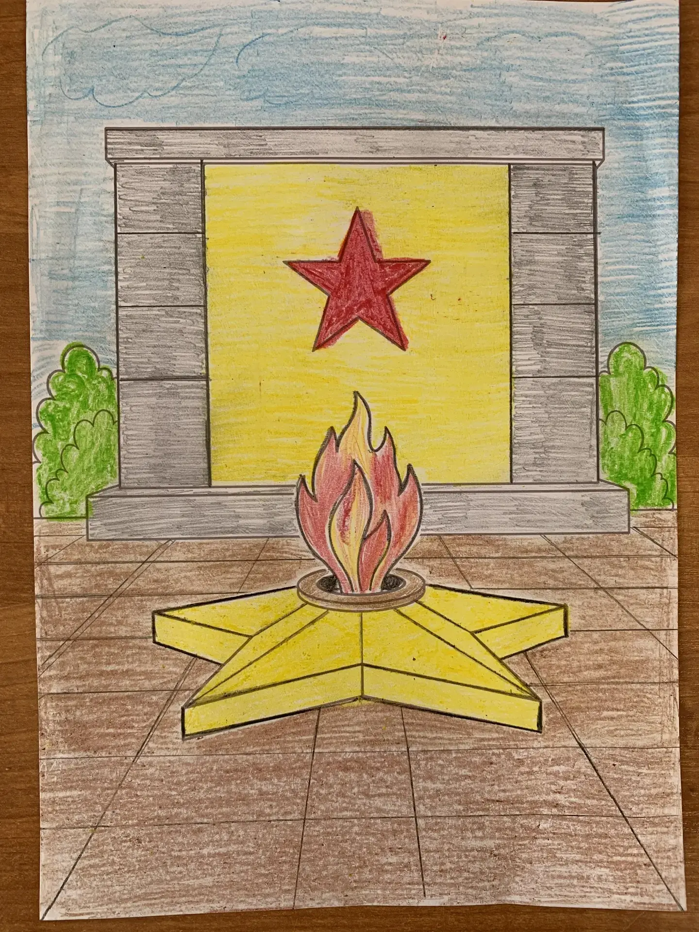 🖼️ «РИСУЕМ С ДЕТЬМИ ВЕЧНЫЙ ОГОНЬ»