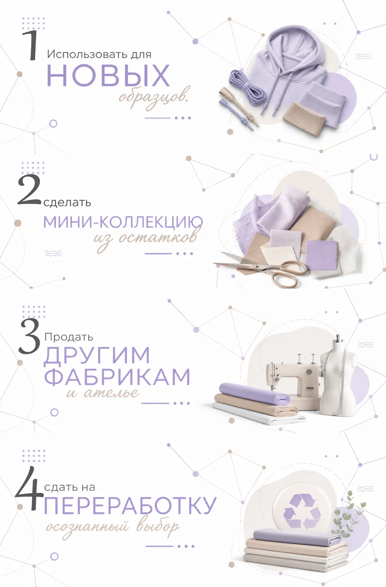 Осталось 10м киперной ленты? Куда деть лишние шнуры? Что делать с остатками фурнитуры п...