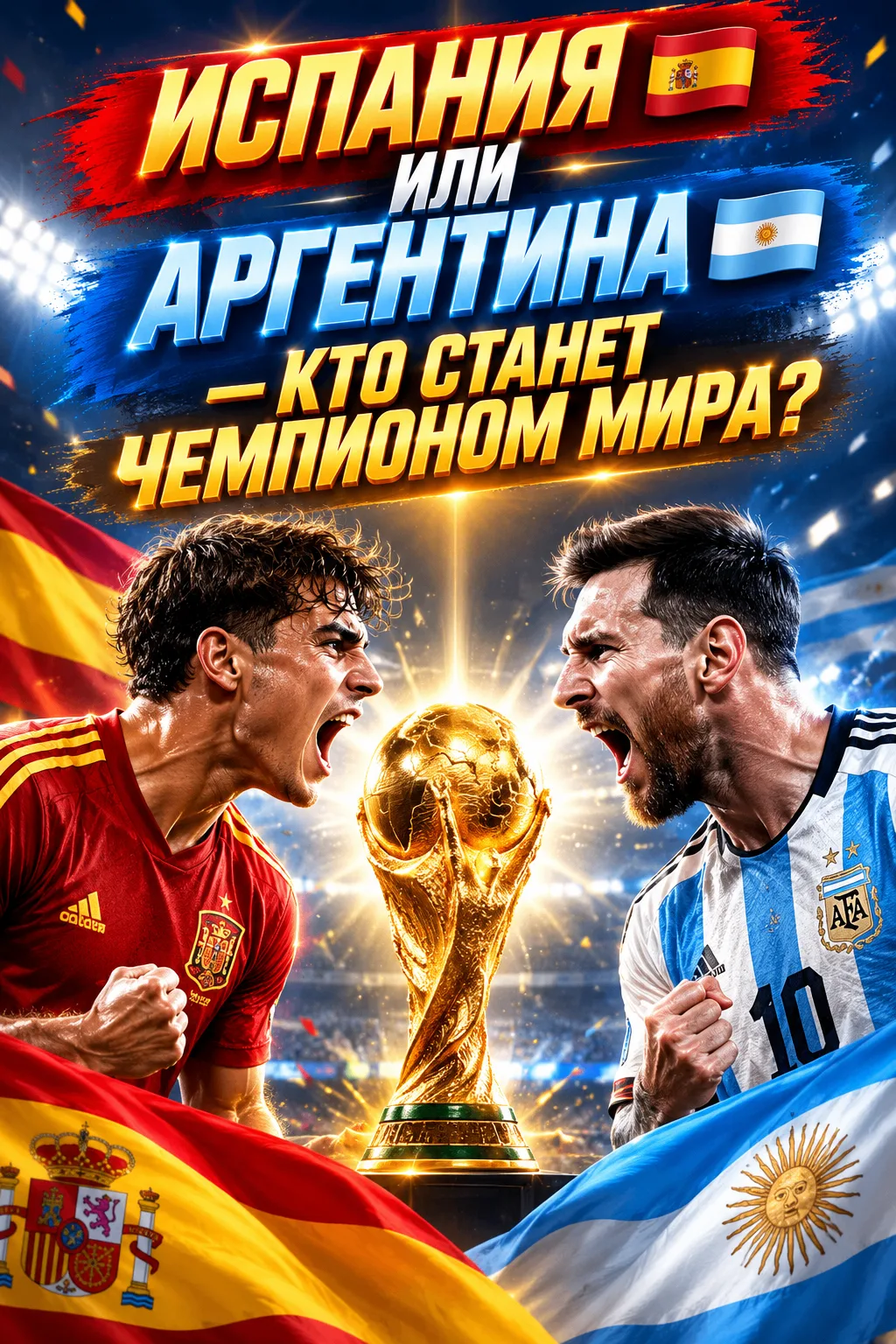 ⚽ Сегодня весь мир разделится на два лагеря!