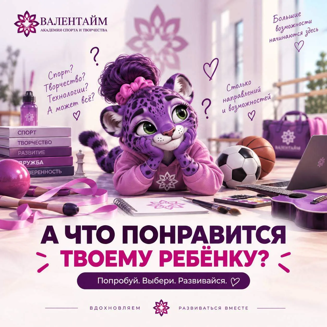 А ЕСЛИ РЕБЁНОК ЕЩЁ НЕ ЗНАЕТ, ЧТО ЕМУ НРАВИТСЯ ️️️?