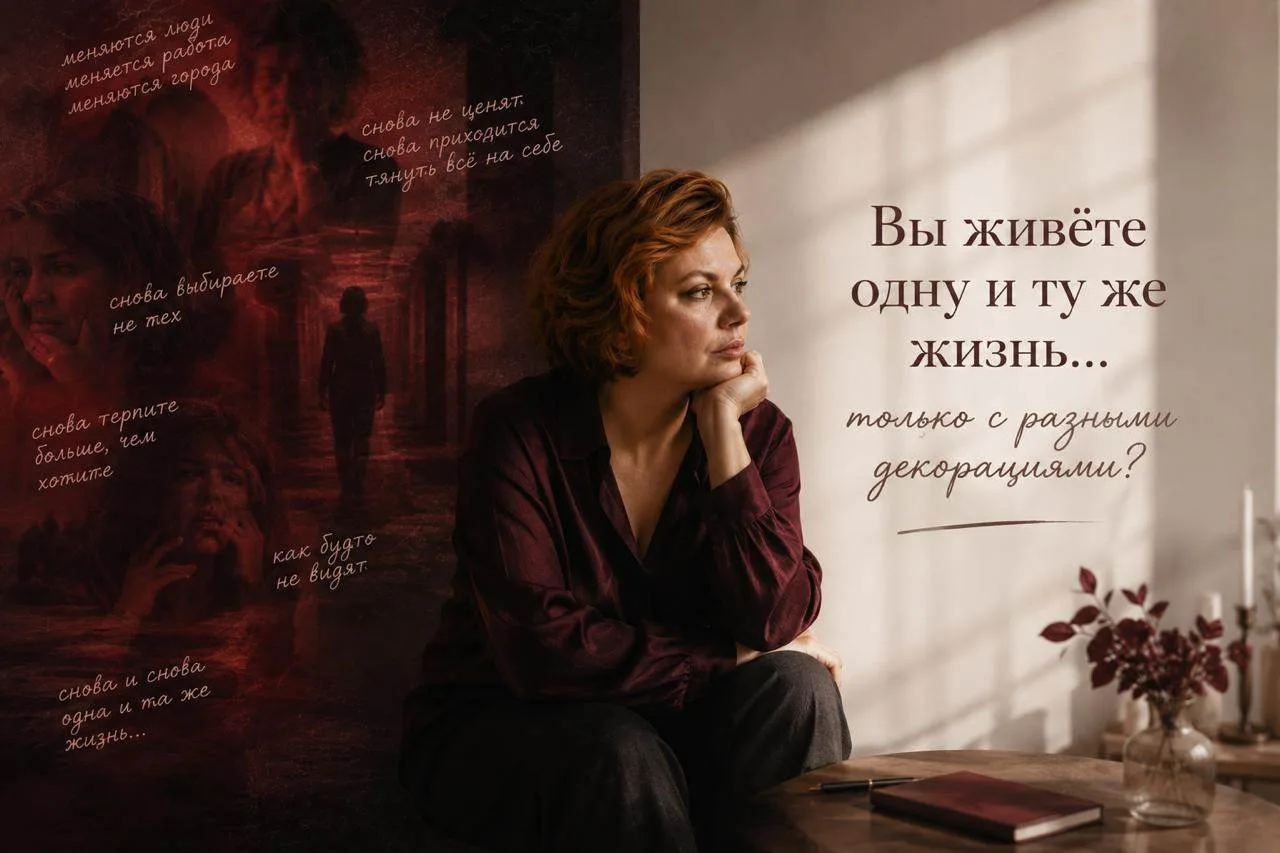Вы когда-нибудь ловили себя на мысли, что живёте одну и ту же жизнь… только с разными декорациями?

