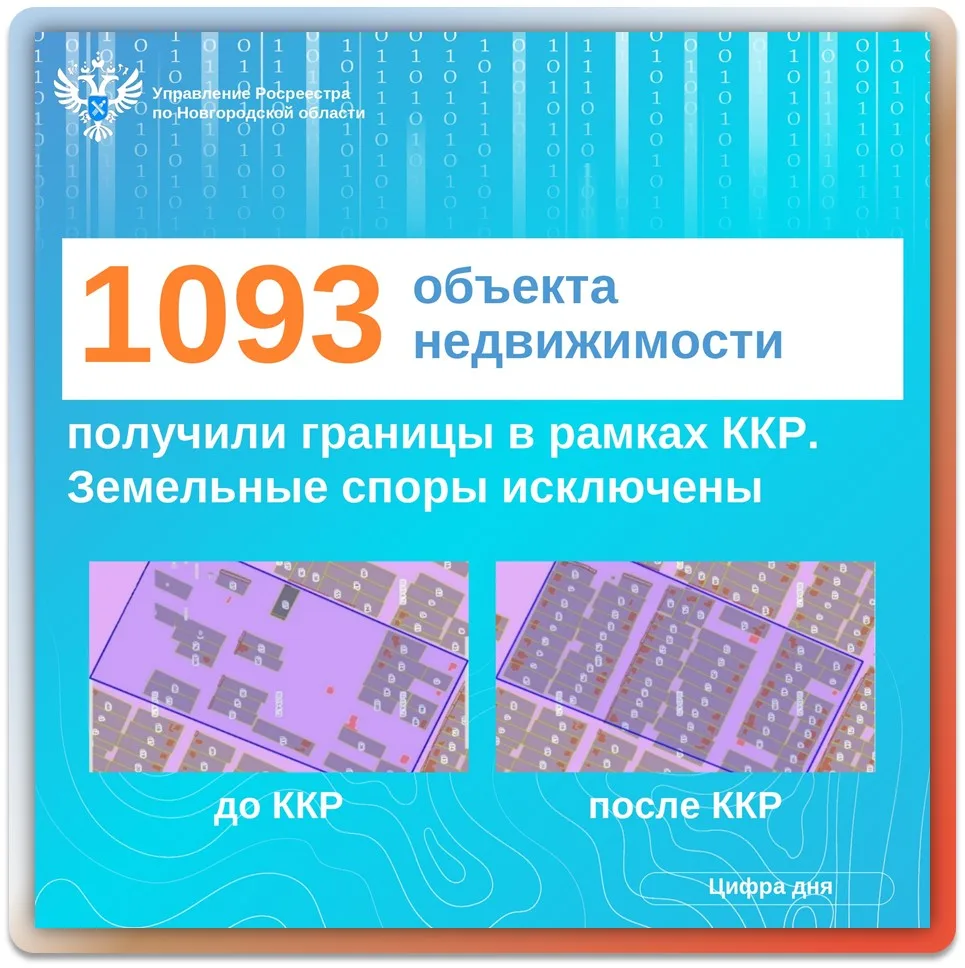 📊 Промежуточные итоги комплексных кадастровых работ в Новгородской области

Уважаемые жители Новгор