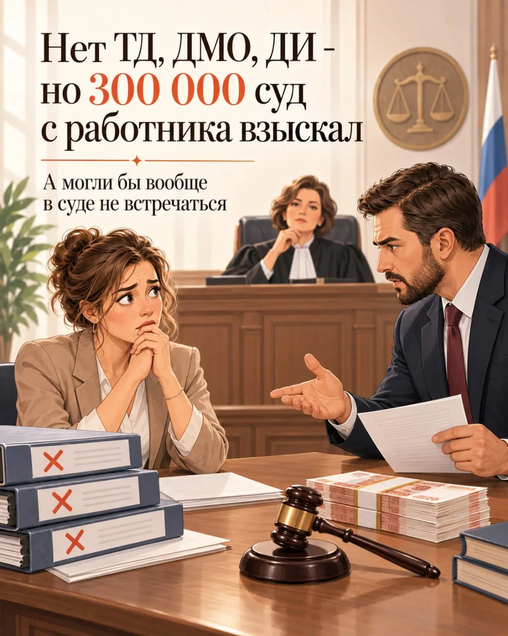 "У меня не было ни трудового договора, ни договора о мат.ответственности, в суде работо...