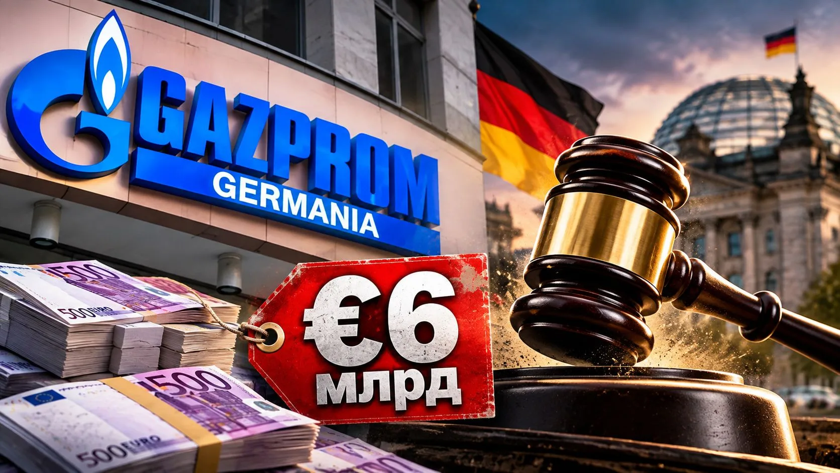 Власти Германии начали подготовку к продаже украденной дочерней компании «Газпрома» Gaz...