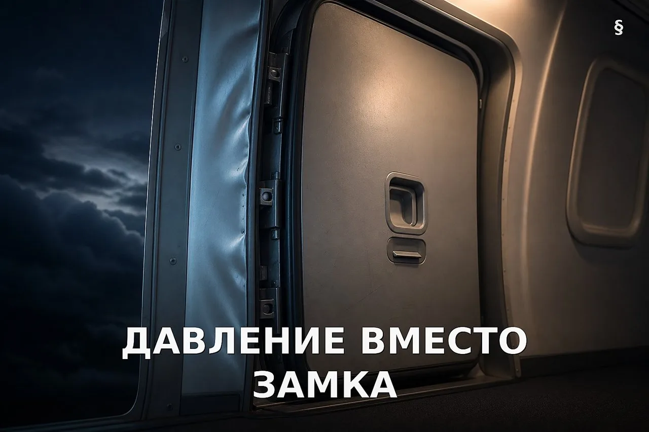 Дверь самолёта: почему давление сильнее замка
