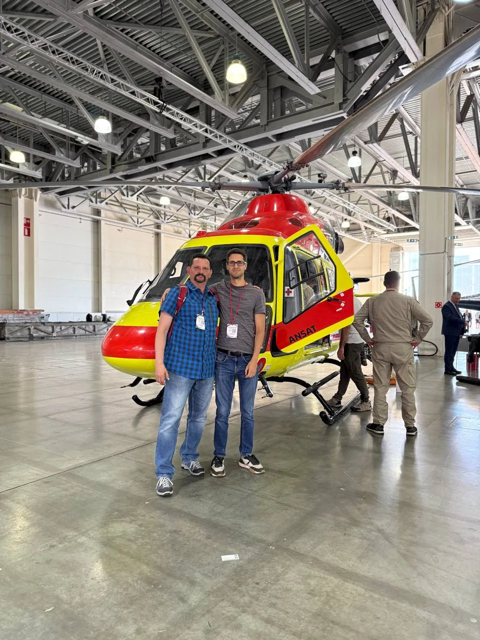 Сегодня посетил выставку HELIRUSSIA🚁