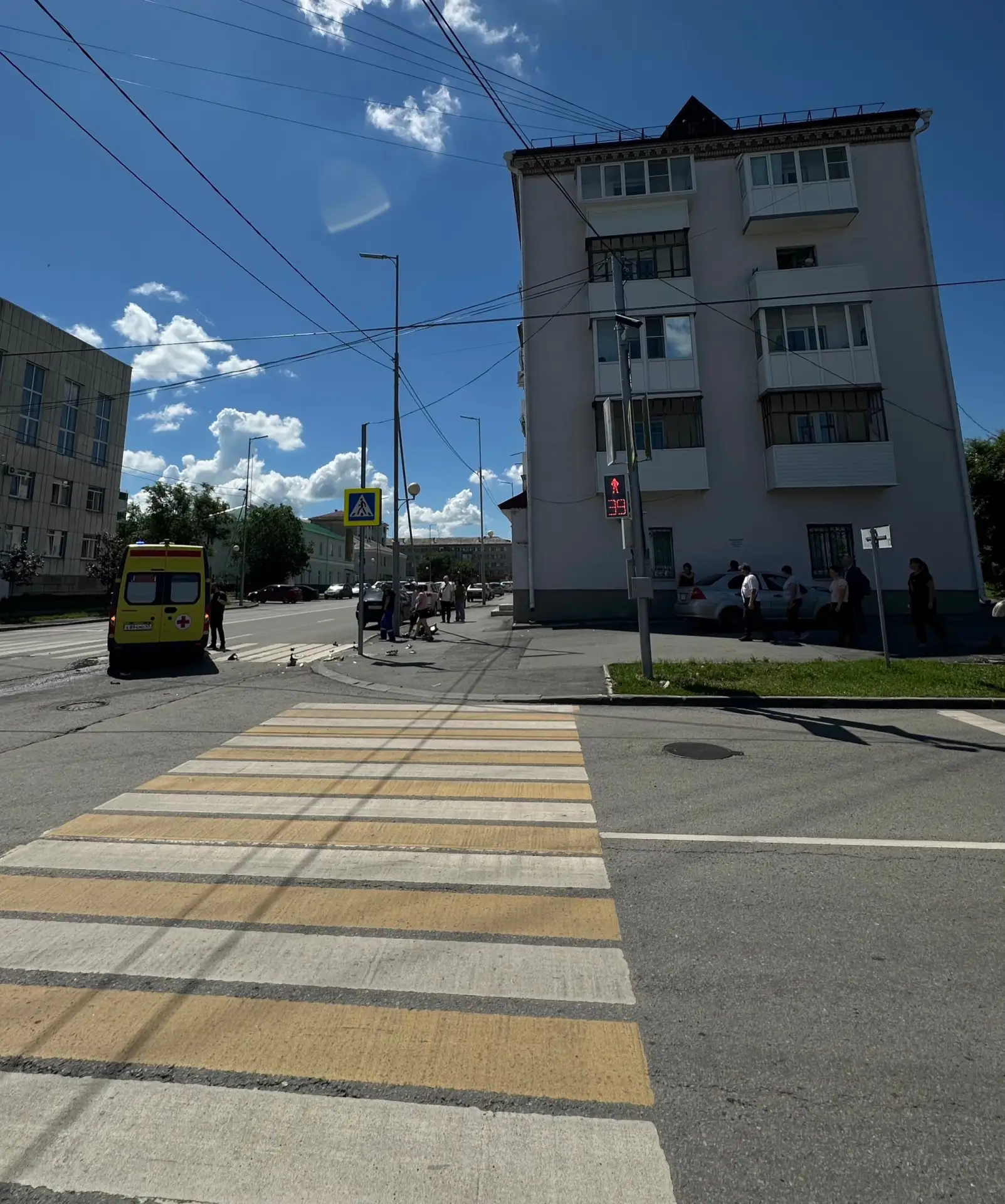 ДТП со скорой на перекрестке К. Маркса — Кирова