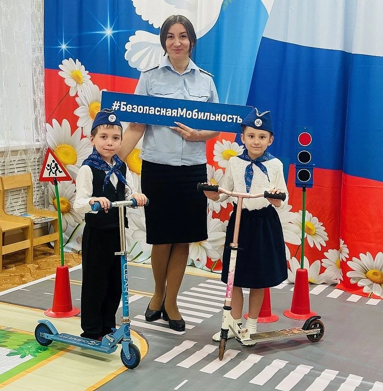 Воскресенские дошкольники приняли участие в социальном раунде «Безопасная мобильность»  Госавтоинспе