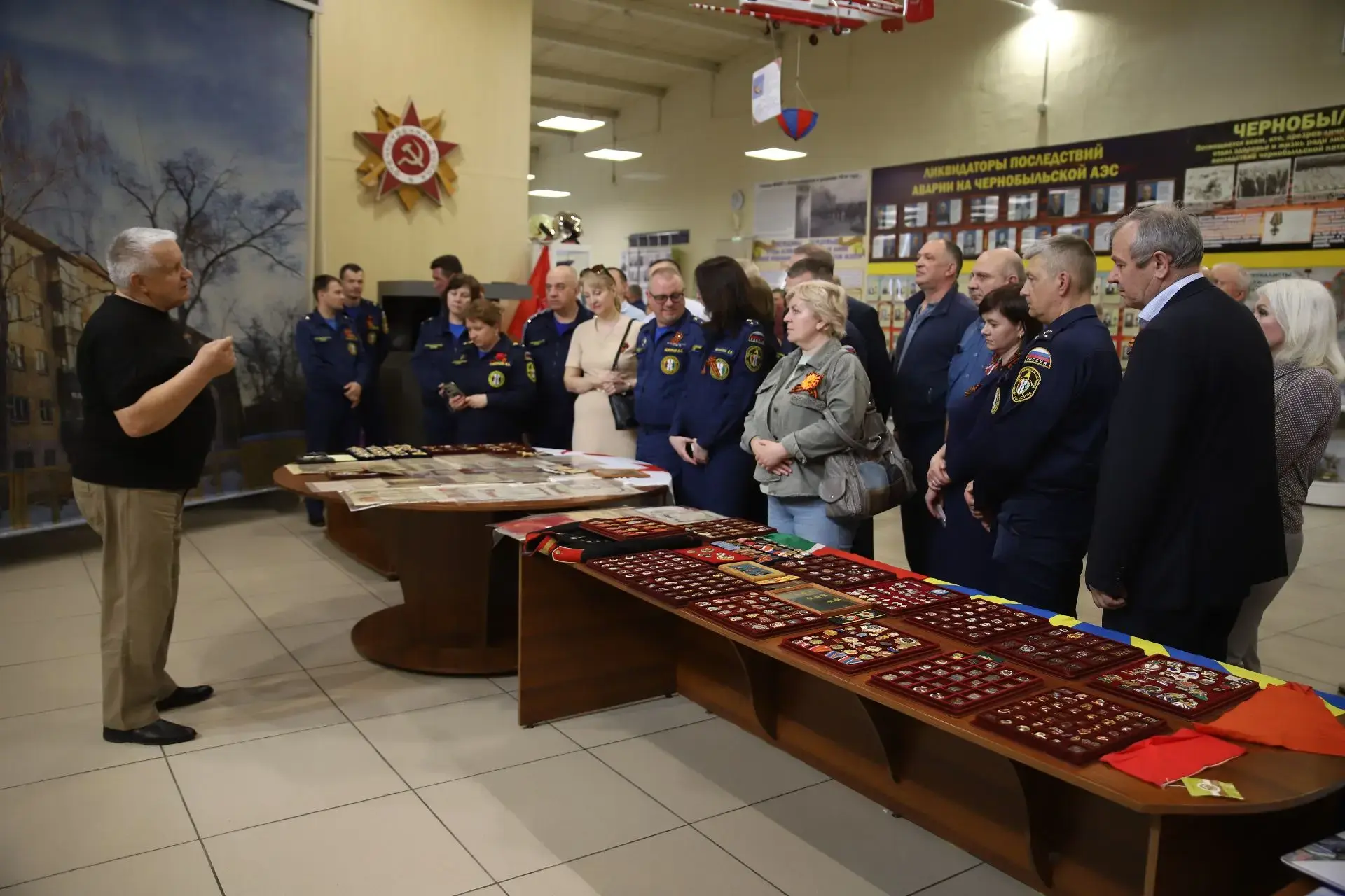 В Центре ГО, ЧС и ПБ встретились история, поэзия и благотворительность  Сегодня, в преддверии Дня По