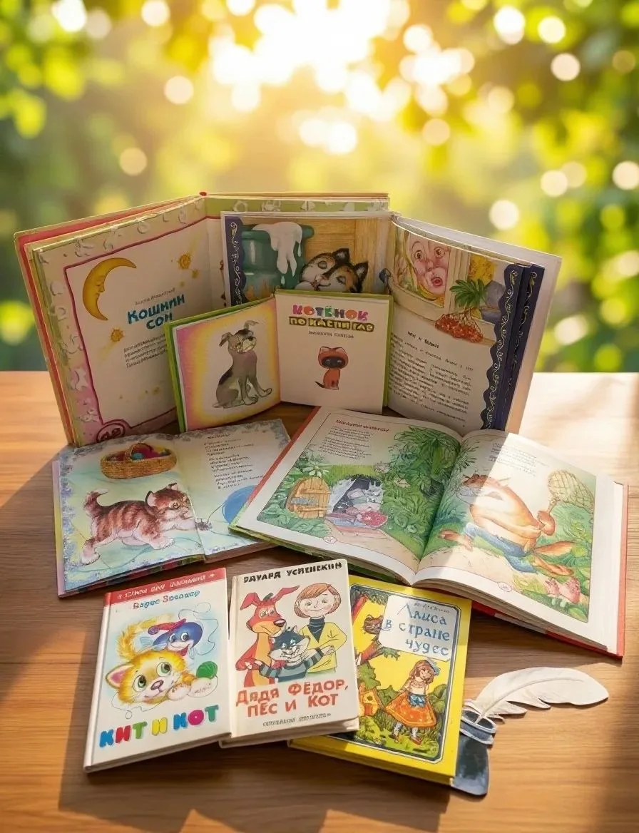 Всемирный день кошек: пушистое вдохновение в книгах и жизни! 🎉