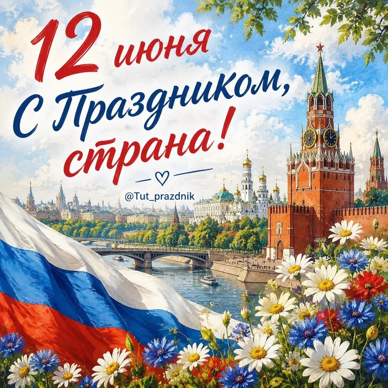 🇷🇺✨ 12 июня — День России ✨🇷🇺

Сегодня отмечается один из главных государственных праздников стр