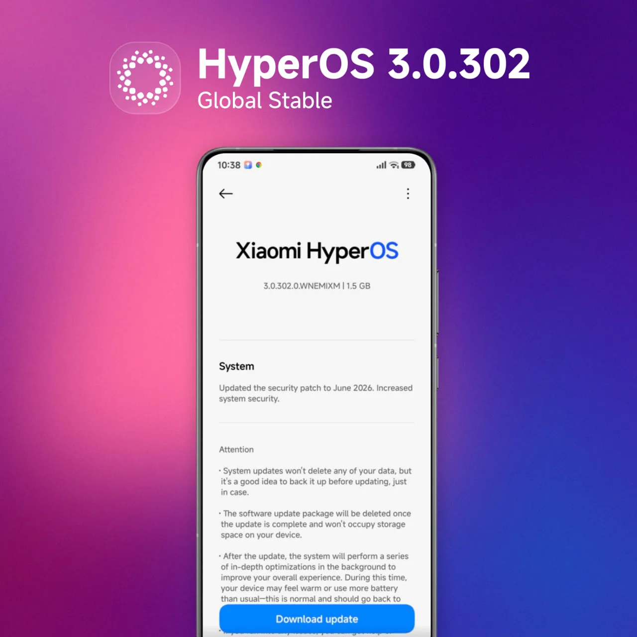 Обновление HyperOS 3.0.302 Global выходит для Xiaomi 14T!

› Global Stable — OS3.0.302.0.WNEMIXM

❗ 