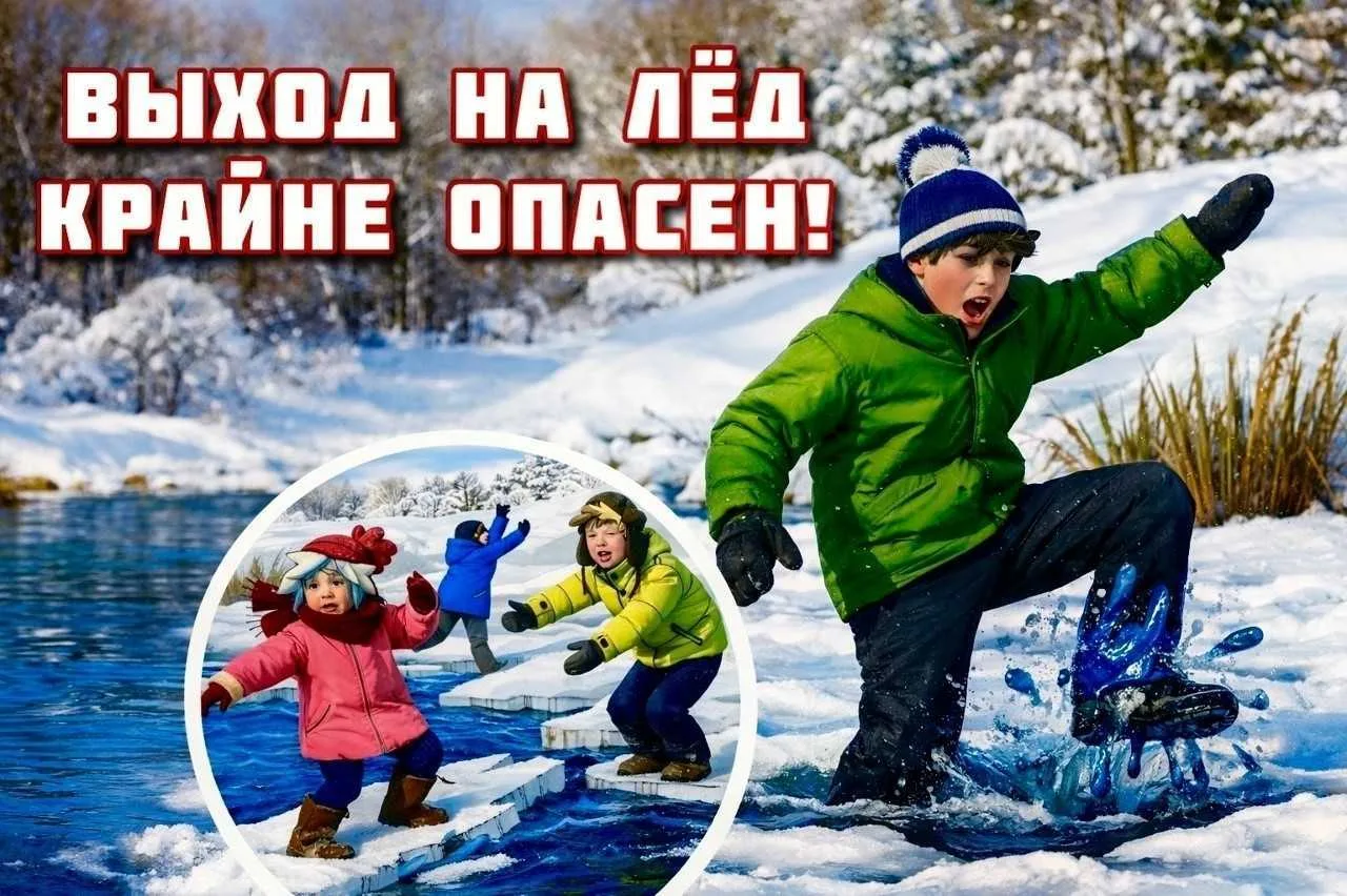 Опасности весеннего льда!