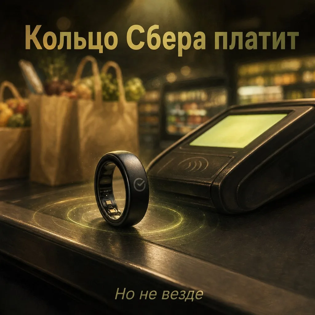 Кольцо Сбера научилось платить через «Вжух»