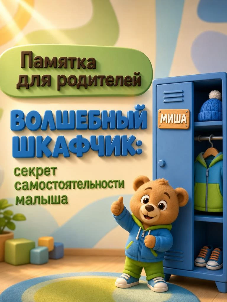 ВОЛШЕБНЫЙ ШКАФЧИК: секрет самостоятельности малыша 🌟