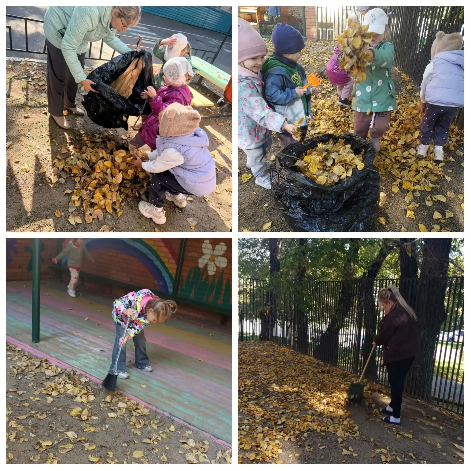 🍁 Убираем листву вместе!
