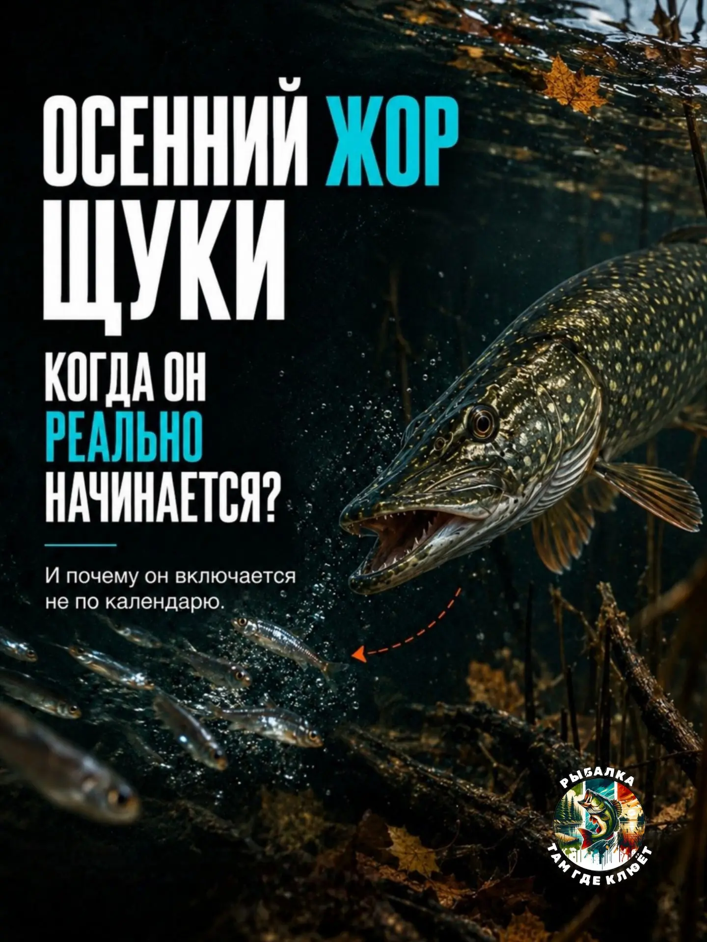 🦈 Осенний жор хищника когда включается тумблер? 🎣