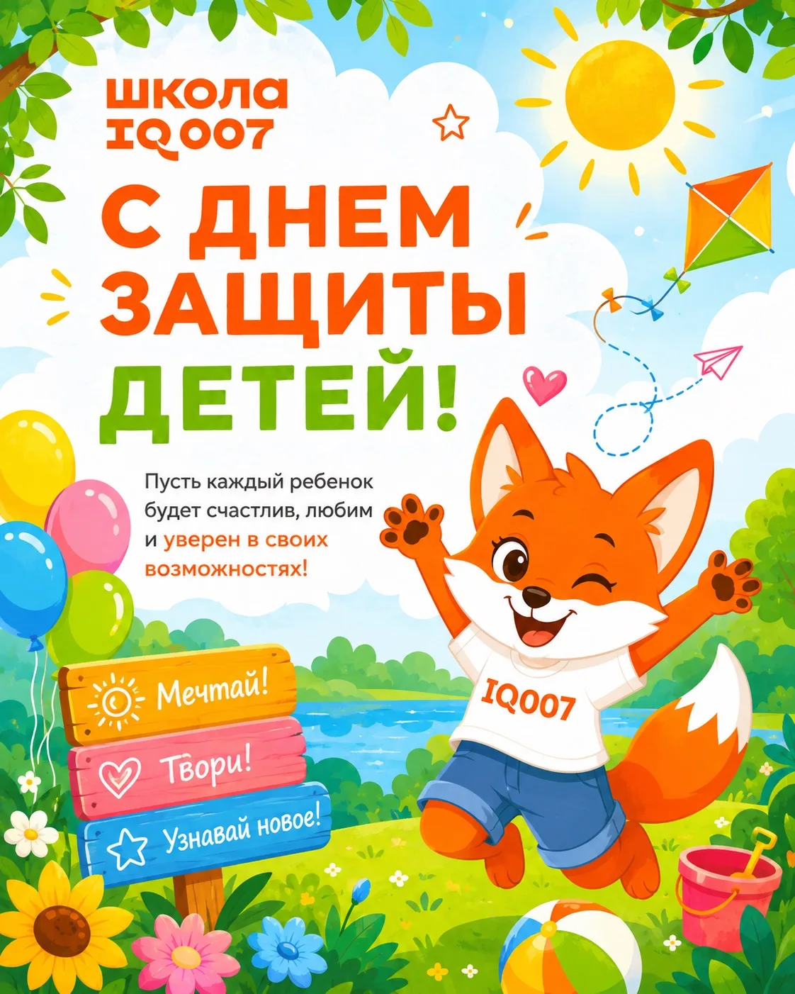 🧡 С Днём защиты детей!