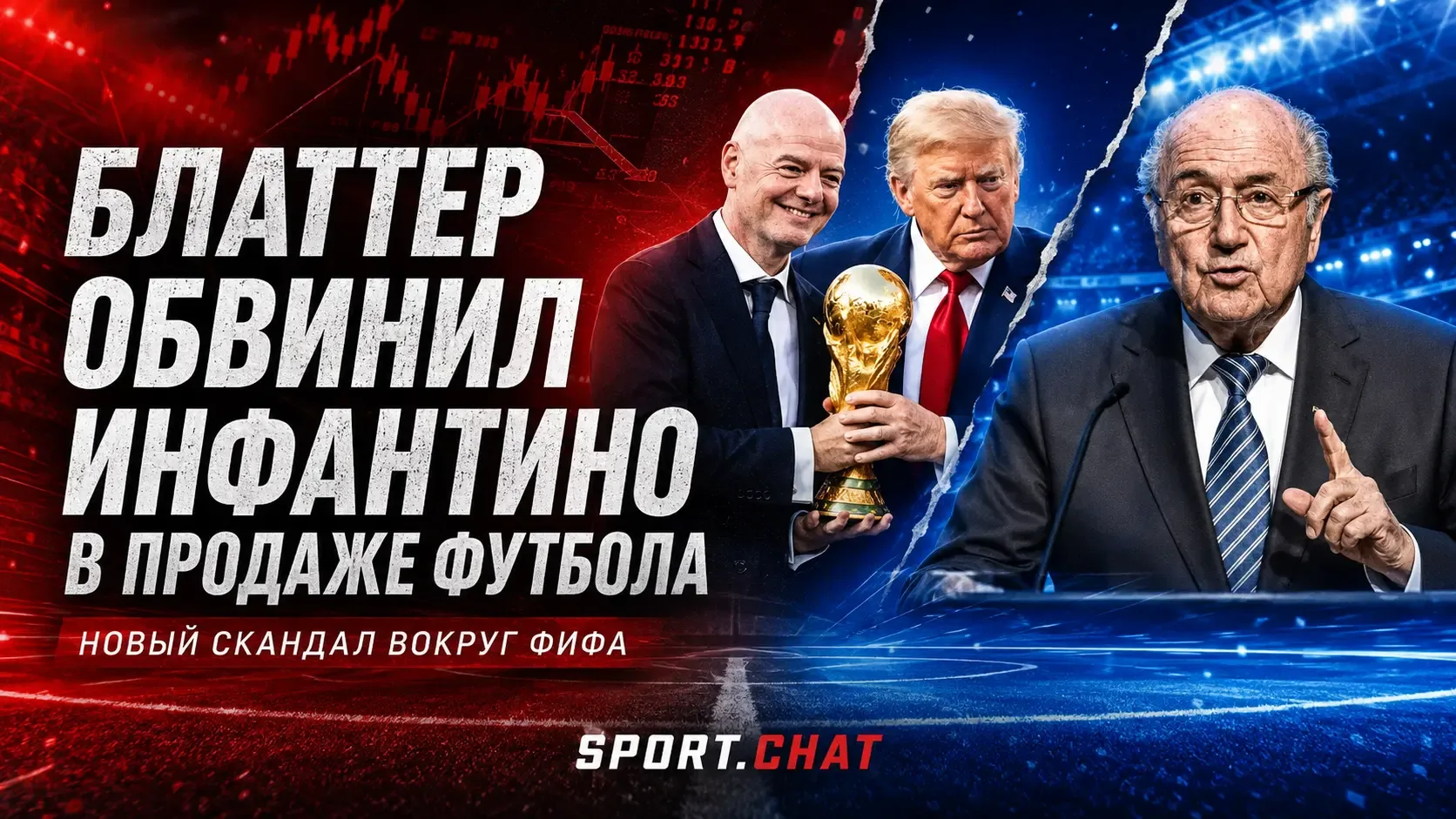 Зепп Блаттер обвинил Джанни Инфантино в «продаже футбола»