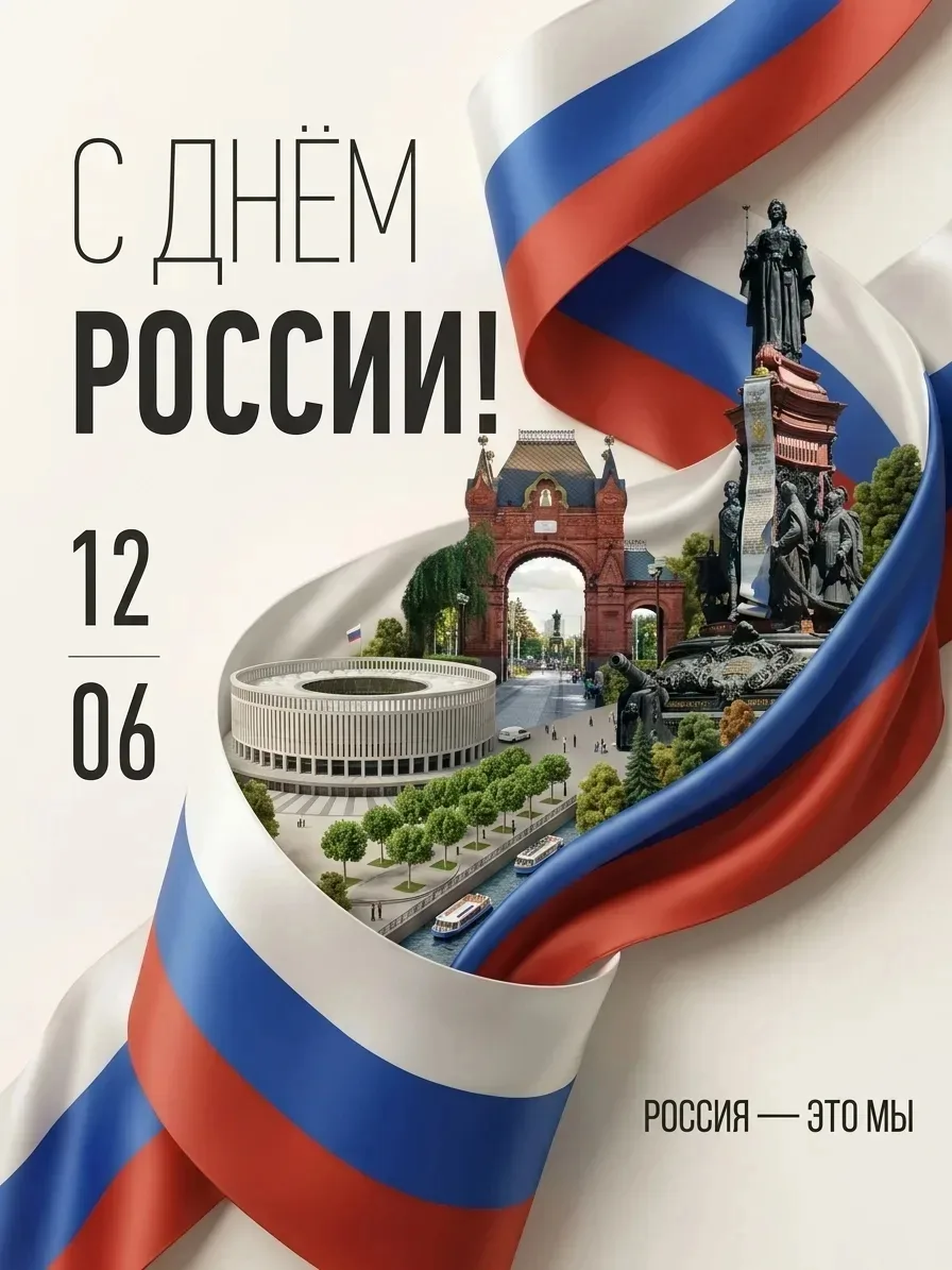 С Днём России! 🎉

Пусть наша огромная и прекрасная страна радует вас своей красотой, возможностями 