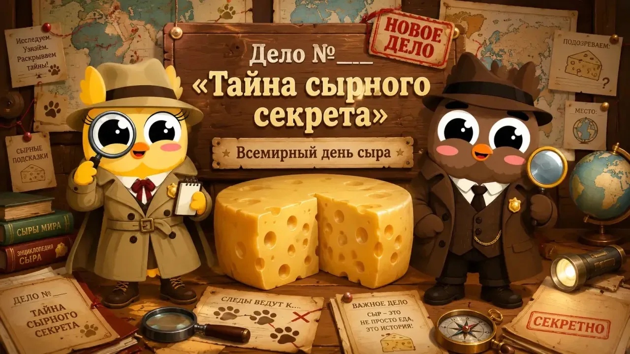 4 июня - День сыра. Хочу поделиться одним делом из папки пришкольного лагеря «Детективн...