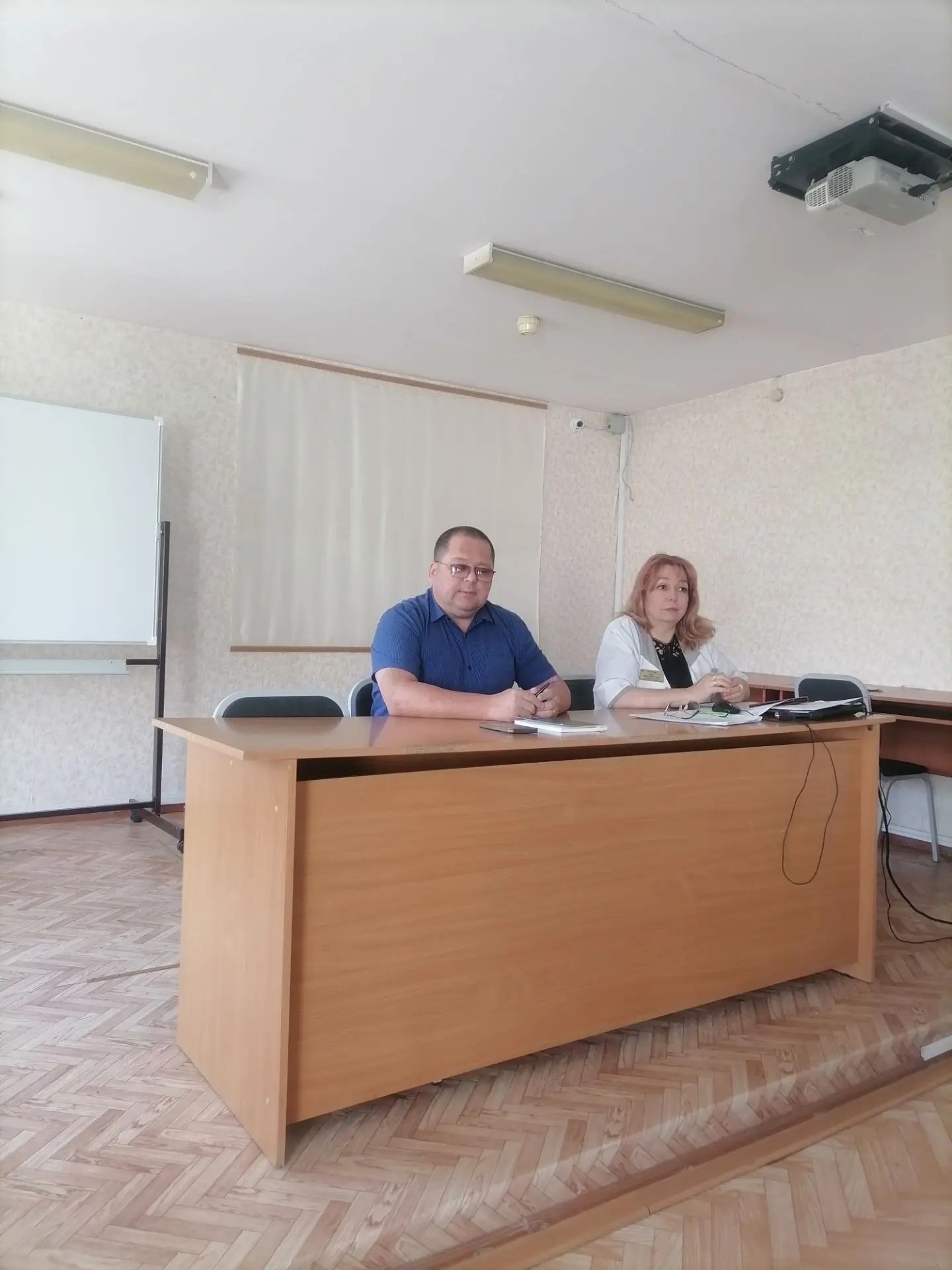 В поликлинике   главным  врачом Томиловым  Александром  Борисовичем  проведен вводный с...
