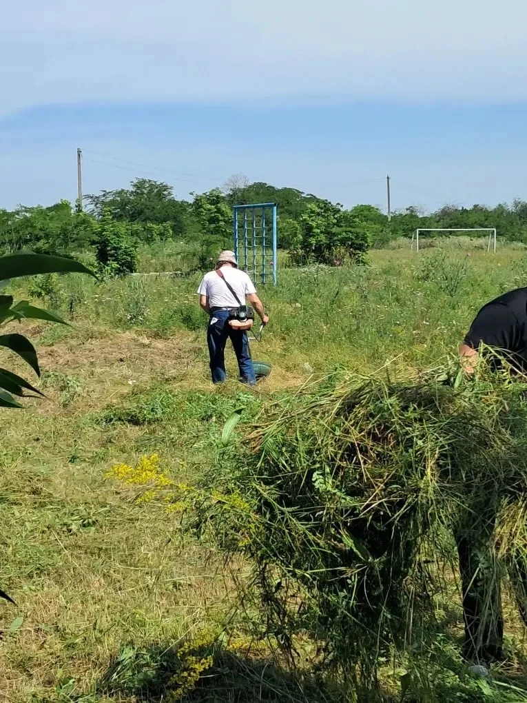 В школе прошел субботник в поддержку детства.
На днях в нашей школе состоялся субботник, организован