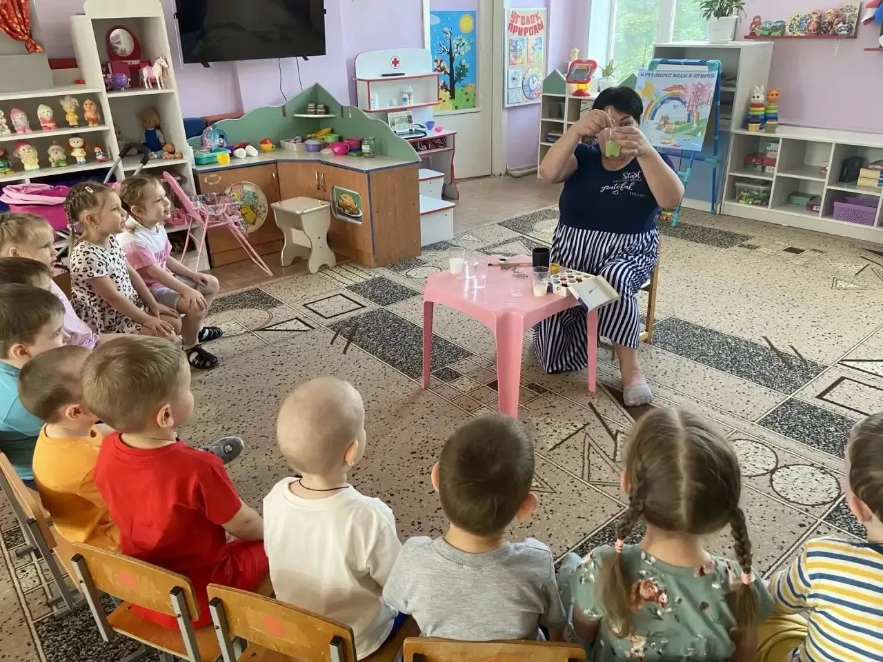 💦 Путешествие капельки 💧

Сегодня воспитанники средних групп №4 и №7 отправились в увлекательное «