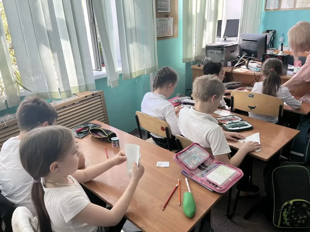 ✉️ТРЕУГОЛЬНЫЕ ПИСЬМА✉️  📕На прошлой неделе у ребят из 2Г прошёл по-настоящему интересный и необычный