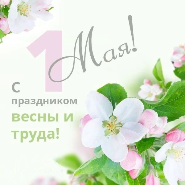 С Праздником 1 мая Весны и Труда🌷🎈