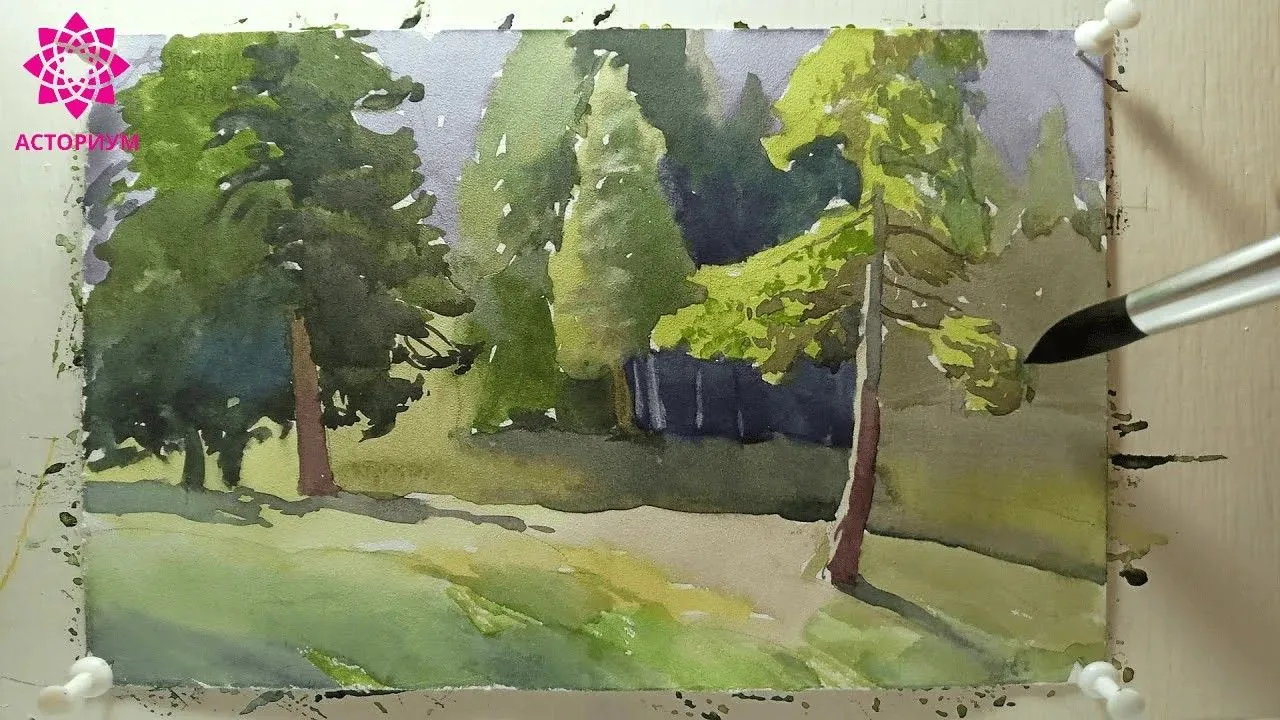 🎨 Хочешь овладеть искусством многослойной акварели и создавать живописные шедевры?