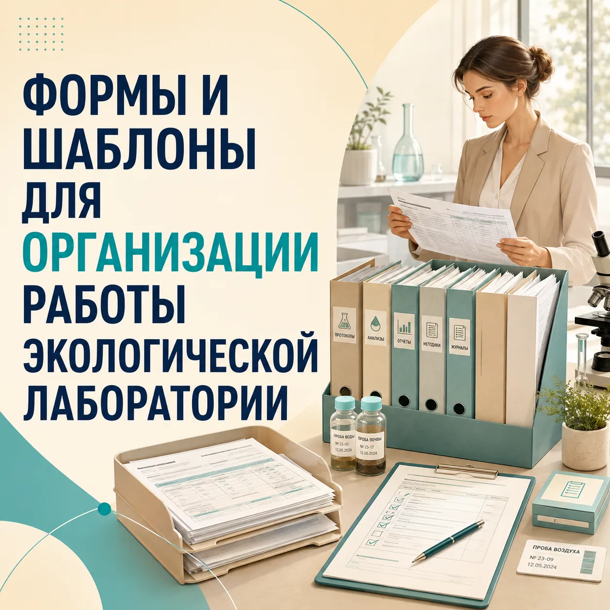 🧪 Формы и шаблоны для организации работы экологической лаборатории