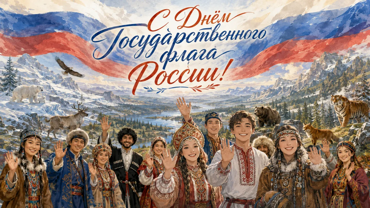 🎉С Днём Государственного флага Российской Федерации! 🇷🇺